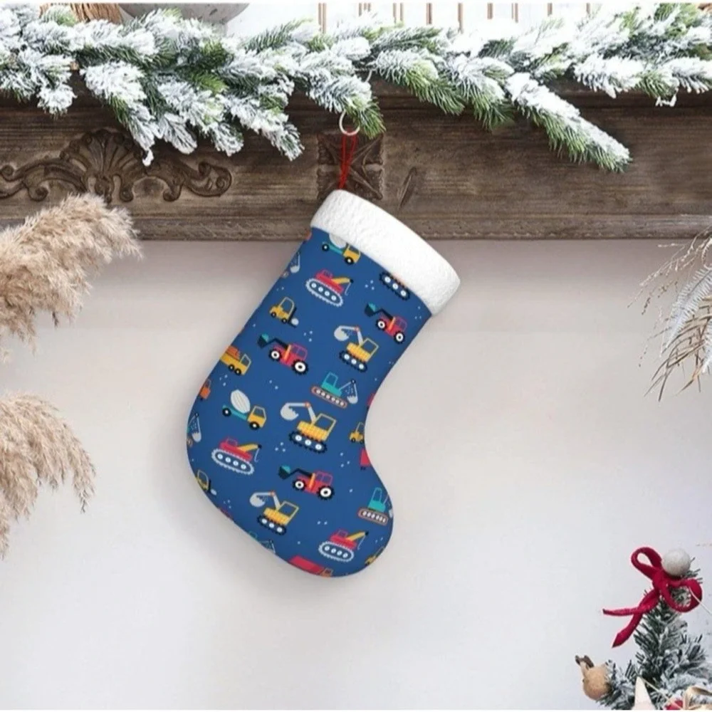 Brand New Working Cane Truck‎ Tractor Machinery Christmas Stocking